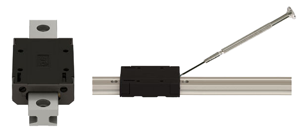 igus adjustable drylin® T low profile linear guide