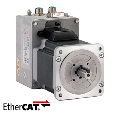 מנוע צעד מוכלל Nema 34 הפועל ברשת EtherCat מבית RTA