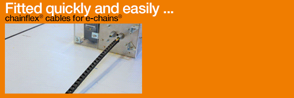 igus chainflex - fitted quickly and easily
